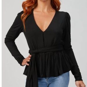 Rebecca Taylor V Neck Modal Top. BRAND NEW
